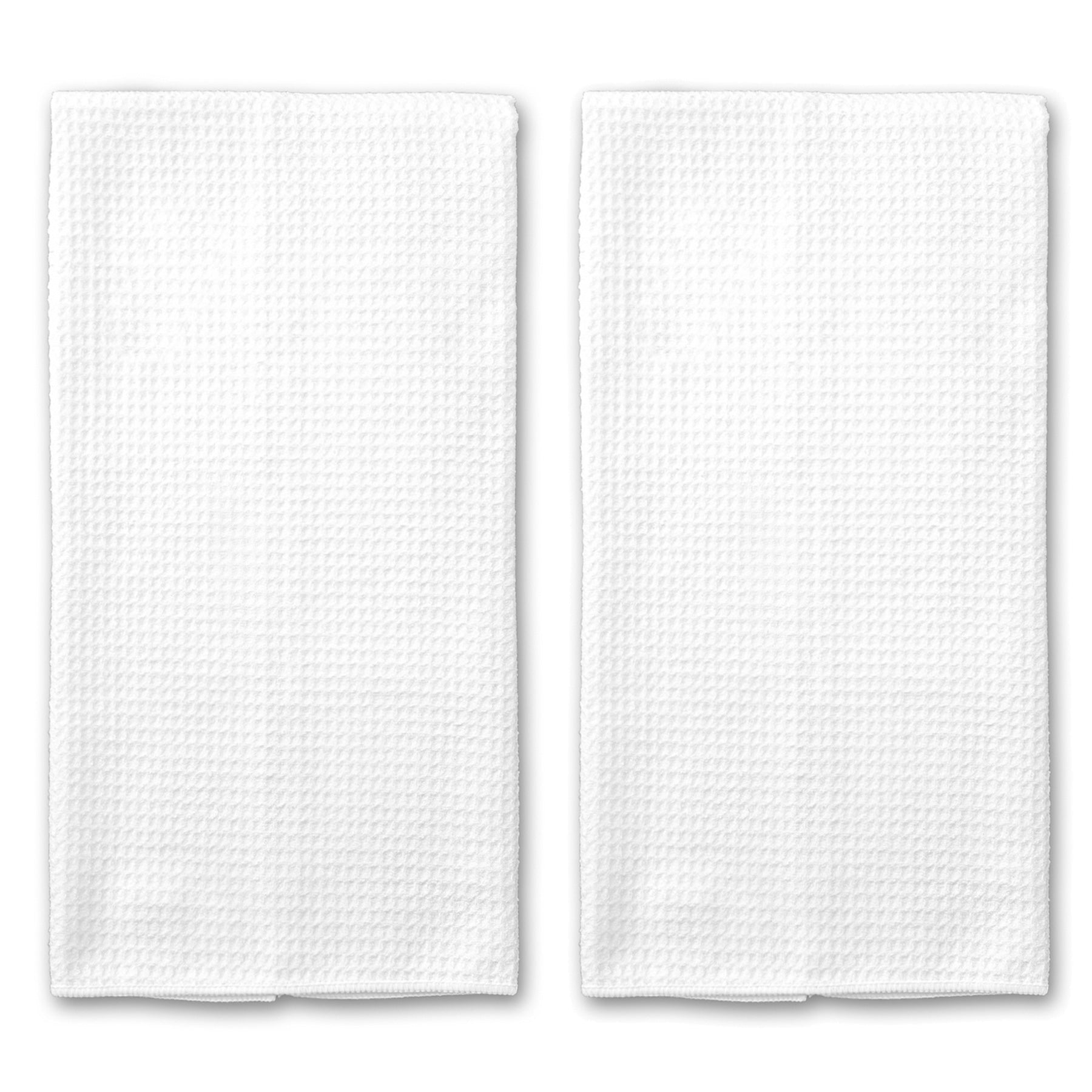  Kitchen Towels - Microfiber Waffle Weave Towels, 16 x 16 in.  (6 Pack), Absorbent, No Lint, Thick, Reusable, Commercial, Soft, Hand, Tea,  Glass, Bar, Sublimation Blank, Polyester Cloths