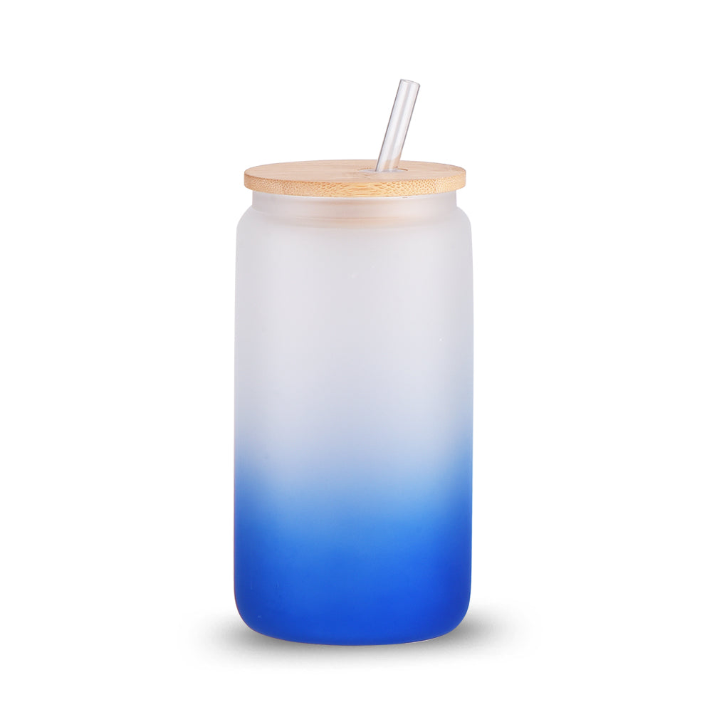 16 oz. Glass Sublimation Tumbler - 6 Colors