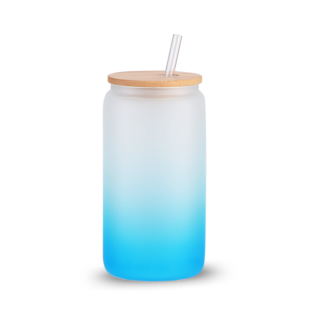 16 oz. Glass Sublimation Tumbler - 6 Colors