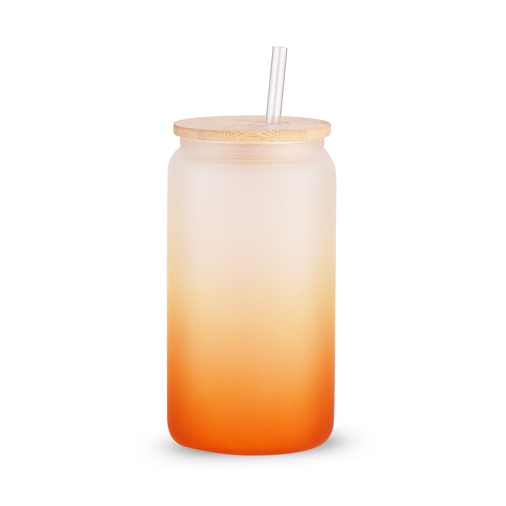 16 oz. Glass Sublimation Tumbler - 6 Colors