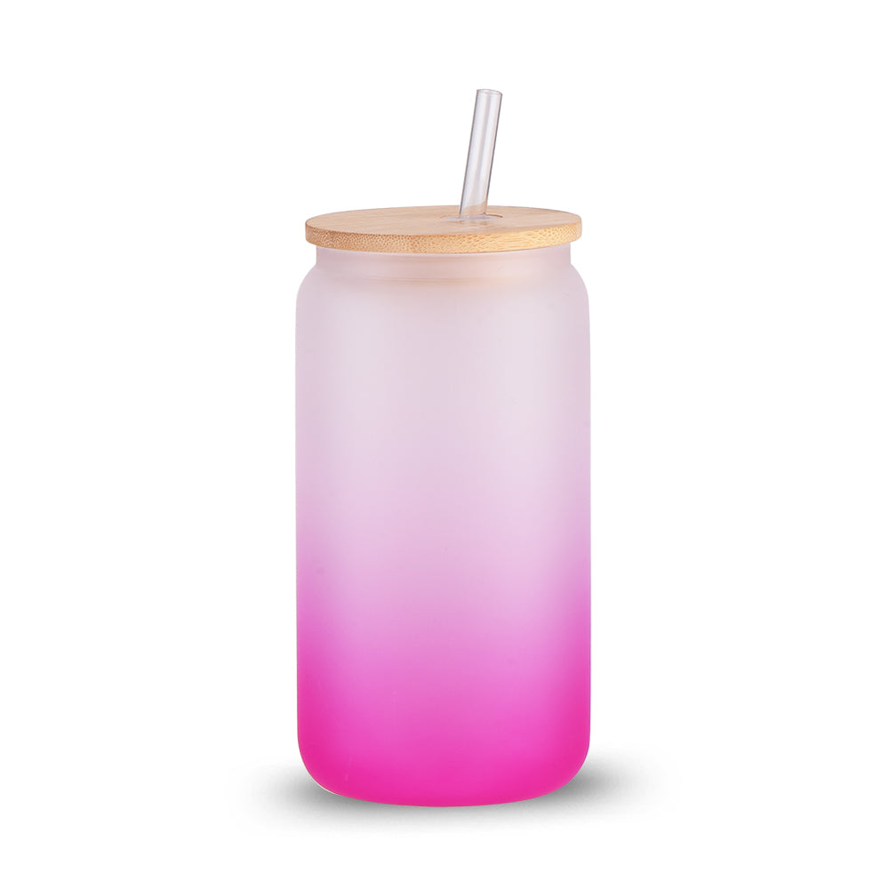 16 oz. Glass Sublimation Tumbler - 6 Colors