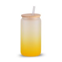 16 oz. Glass Sublimation Tumbler - 6 Colors