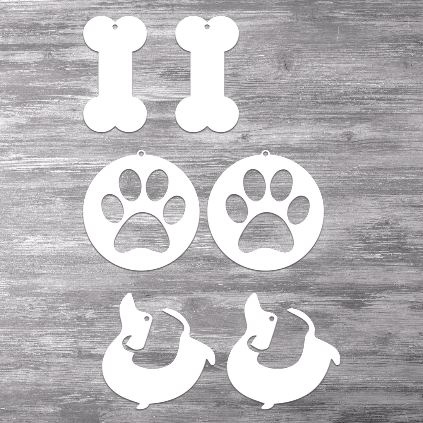 Dog Collection Earrings for Sublimation